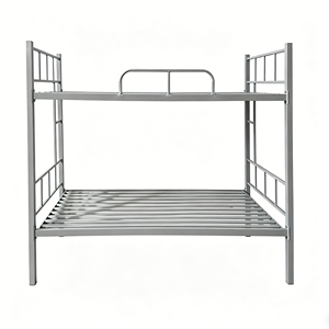 Lits superposés modernes en métal pour usage commercial, taille double, structure en fer, extensibles, durables, avec revêtement en velours, pour adultes, lits de dortoir - Product Image 6