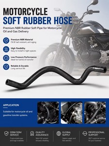 <span class=keywords><strong>Manguera</strong></span> de Transferencia de Combustible de Alta Flexibilidad y Baja Presión, de Caucho NBR Premium, para Suministro de Aceite y Gasolina en Motocicletas - Product Image 3
