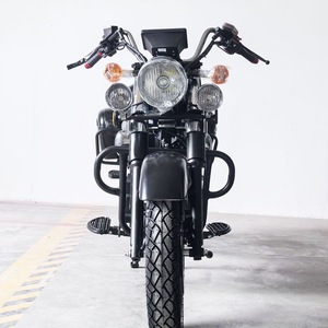 Motocicleta Eléctrica Estilo Retro Cruiser Prince de Exportación de Fábrica, 72V 3000W de Alta Potencia, Motocicleta Urbana para Adultos con Maletas Laterales - Product Image 3