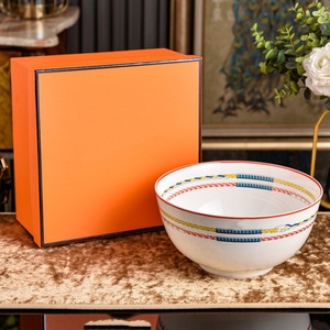 Wholesale Hot European Style Equestrian World 8inch Salad Bowl <b>Set</b> Banquet Party Tableware - Product Image 3