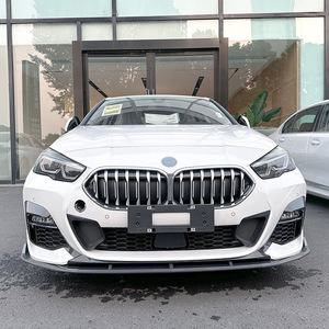Front Bumper Lip Splitter Piano Black Carbon Fiber Texture For BMW 2 Series F44 M Sport 218i 220i 2020+ - Product Image 2