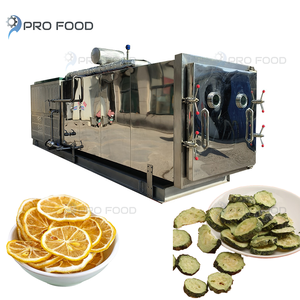 เครื่องอบแห้งแบบแช่เยือกแข็งสุญญากาศเชิงพาณิชย์ขนาดใหญ่ ความจุ 50-80 กิโลกรัม พร้อมมอเตอร์ สำหรับอาหารสัตว์เลี้ยง ผลไม้ และผัก - Product Image 1