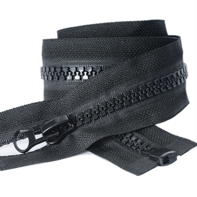 China Strength Factory Direct Sale 5# Resin Zipper Durable and Cheap Auto Lock Resin Zipper for Jacket and Garment