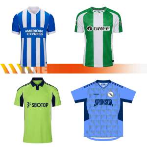 2025-2026 YHブランド スタイリッシュ レトロ カスタマイズ可能 100% ポリエステル ユニセックス サッカーユニフォーム 熱転写プリント ナショナルチームユニフォーム - Product Image 1