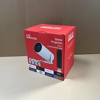 Projecteur de Jeux HY300 PRO MAX 2-en-1 Android 13 720P Home Cinéma Prêt pour la 3D Portable 150 Lumens 16 Go Jeux Télécommande