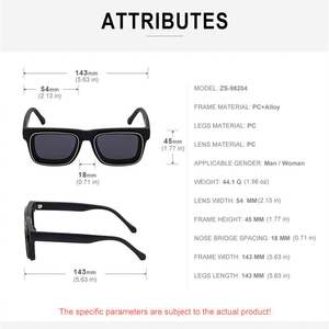 Lunettes de soleil rectangulaires vintage personnalisées avec logo 2025, UV400, petite monture carrée pour hommes et femmes - Product Image 6