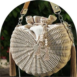 Adornos de flecos de borlas, adornos de macramé con cordón de algodón, borlas al por mayor, llaveros - Product Image 4