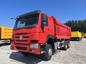 รถบรรทุกฮาวโอ 6x4 ยูโร 2 ดีเซล รถบรรทุกขนาดเล็กใหม่สำหรับงานเหมือง รถดัมพ์ 10 ล้อ บรรทุกได้ 11-20 ตัน พวงมาลัยซ้าย กล้องมองหลัง 251-350 แรงม้า 6-8 ลิตร - Product Image 2