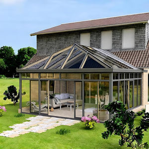 Véranda inclinée en aluminium <span class=keywords><strong>d</strong></span>'extérieur Yuantai, double vitrage trempé, imperméable, couvre-terras <span class=keywords><strong>de</strong></span> villa, <span class=keywords><strong>jardin</strong></span> <span class=keywords><strong>d</strong></span>'hiver autoportant - Product Image 2