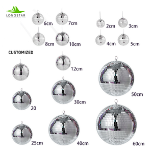 도매 파손 방지 실버 디스코 볼 2-100cm 무대 장식 맞춤 파티 선물 미러볼 조명 - Product Image 1