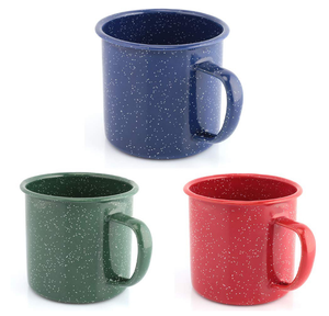 Nhà Máy Bán buôn giá 360 ml màu men cốc thép men lớp phủ kim loại cắm trại ly cho tùy chỉnh thăng hoa - Product Image 6