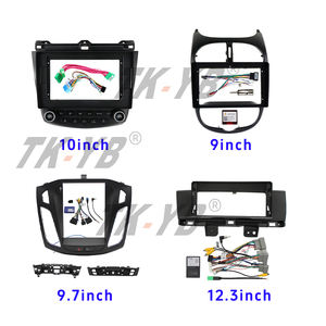 Nouveau style – Cadre d'autoradio Android universel 9/10 pouces avec écran tactile, CANBUS et câblage pour navigation et <span class=keywords><strong>lecteur</strong></span> DVD - Product Image 6