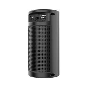 Haut-parleur portable avec corde, lumière <span class=keywords><strong>LED</strong></span> clignotante 1201, haut-parleur extérieur, tissu imperméable, caisson de basses, radio FM - Product Image 4