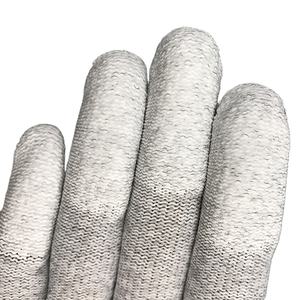 Camera bianca elettronica utilizzare senza lanugine in fibra di carbonio guanti antistatici in Nylon ESD rivestiti - Product Image 4