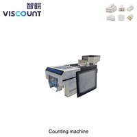 Machine de comptage intelligente VisCount VST4-2 pour la gestion des stocks de fixations, bonbons et boutons, avec machine d'emballage