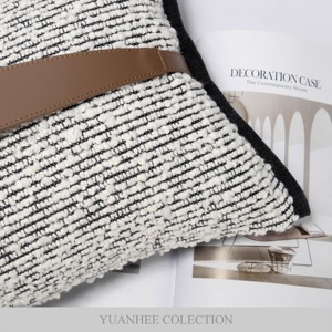 El cojín lumbar con diseño de textura Yuanhee en la cama de almohada es adecuado para el diseño de la sala de estar del cojín de la habitación modelo de Villa del hotel - Product Image 3