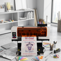 Desktop A3/A4 Eco-Solvent A3 Etiketten-Sublimationsdrucker, die auf 13-Zoll-Sublimationspapier drucken