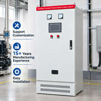 Panneau de commande de pompe à eau personnalisé avec PLC HMI VFD pour l'alimentation en eau à pression constante résidentielle