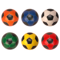 Balles anti-stress en mousse PU Mini balles de sport écologique 6.3CM couleur Football Squeeze jouet anti-Stress balle anti-stress pour les enfants