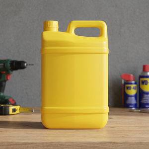 Bouteille d'emballage chimique carrée en HDPE recyclable de 2000 ml avec pompe à lotion pour solutions nettoyantes et produits liquides - Product Image 3