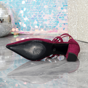 Zapatos <span class=keywords><strong>de</strong></span> Baile Latino para Mujer con Cintas Cruzadas, para Rumba, Samba, Chachachá, Jazz, <span class=keywords><strong>Ballet</strong></span>, Vals, con Correa Ajustable, para Competencia - Product Image 6