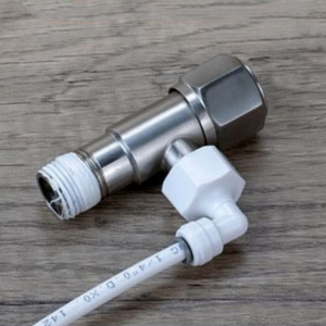 Conectores para Sistema de Ósmosis Inversa para Acuarios, Accesorios de Tubería de <span class=keywords><strong>1</strong></span>/4" y 3/8", Conector en Codo de 90 Grados para Filtros Purificadores de Agua - Product Image 6