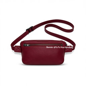 Riñonera Impermeable para Mujer, Bolsos de Pecho, Riñonera con Logotipos Personalizados, Cuero PU Suave, Correa Ajustable, Uso Diario - Product Image 5