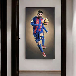 Póster de estrella de fútbol personalizable, pintura para sala de Fitness, sala de juegos - Product Image 4