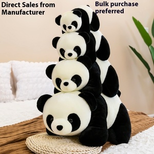 Peluche <span class=keywords><strong>Panda</strong></span> brodée en coton PP, petite taille, pour enfants, idéale comme doudou ou pour les activités d'anniversaire, cadeau parfait - Product Image 2
