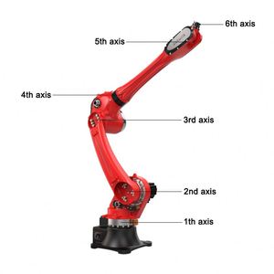 BORUNTE Bras robotisé industriel articulé universel à 6 axes, charge de 10 kg, portée de 2100 mm, avec moteur PLC pour le soudage, la manutention et le contrôle automatique - Product Image 2