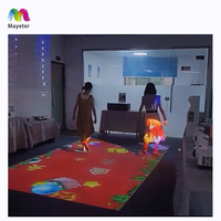 Projecteur interactif mobile portatif de jeu de plancher de 70 + jeux pour des enfants d'enfants