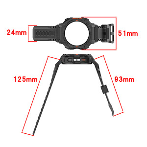 2 in 1 TPU Schutzhülle Silikon Armband für Samsung Galaxy Watch Ultra 47mm Sport Armband - Product Image 4