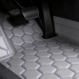 Matériau de revêtement en cuir PVC matelassé brodé anti-moisissure OEM pour coussin de siège de voiture - Product Image 5