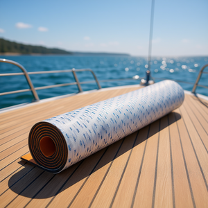 Revêtement de sol en mousse EVA pour bateaux, 94,5 x 45,7 pouces, auto-adhésif, antidérapant, tapis marin pour bateaux, yachts, pontons, kayaks, terrasses - Product Image 2
