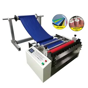 TR-600 Automatic 600mm PE film Elastic Band Tape Customized Shape Cutting Machine