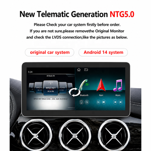 สำหรับ Mercedes-Benz B-Class W246/W242 ปี 2011-2018 NTG4.5/5.0 หน้าจอ 10.25/12.3 นิ้ว Android14 8-Core 8+128GB Wireless CarPlay <span class=keywords><strong>Android</strong></span> <span class=keywords><strong>Auto</strong></span> - Product Image 6