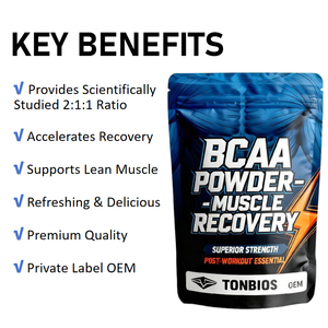 GMP fabbrica <span class=keywords><strong>BCAA</strong></span> polvere Post-allenamento di recupero energetico bevanda senza zucchero aminoacidi BCAAs per uomini e donne - Product Image 3
