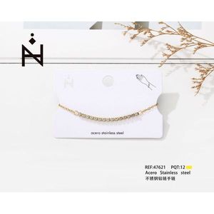 Bracciale a catena con diamanti in acciaio inossidabile Acero 47621 PQT-12 - Product Image 1