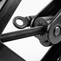 Cric ciseaux 1 tonne en acier robuste, élévateur de voiture portable 90-310 mm, cric manuel pour changement de pneus pour garage automobile, vente en gros