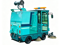 Balayeuse électrique à longue durée de vie avec cabine entièrement fermée pour le nettoyage des feuilles sur les routes