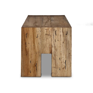 Banco de Madera Elegante, Rústico y Moderno para Interiores, Mueble de Asiento de Madera Sólida para Hotel, Comedor, Pasillo, Entrada, Sala de Estar, Resistente - Product Image 5