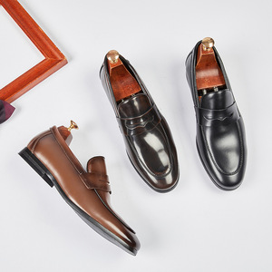 Chaussures de style britannique pour hommes, en cuir suédé, à lacets, décontractées, respirantes, légères, tendance, design classique - Product Image 2