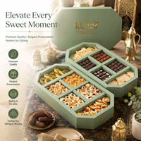 Bo￮te cadeau personnalis￩e de luxe du moyen-orient, emballage de chocolat pour Ramadan, dattes confits, noix, noix, fruits secs, bo￮te en papier
