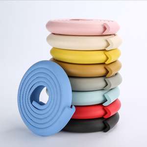 แผ่นกันกระแทกเตียงเด็ก ป้องกันการชน มุมโต๊ะรูปตัว L แถบป้องกันความปลอดภัย วัสดุ NBR ยี่ห้อ Yobe Baby - Product Image 2