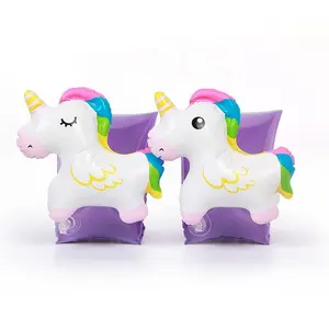 קיץ מתנפח תינוק Unicorn שחייה סרטי זרוע זרוע שרוולי מעגל