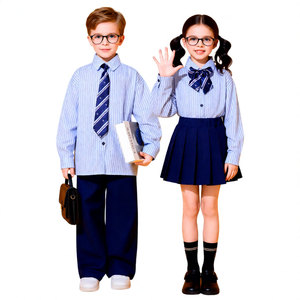 Uniformes Escolares con Logotipo Personalizado, Uniformes Deportivos Modernos para Jardín de Infancia, Diseño de Camisa para Niños y Niñas - Product Image 4