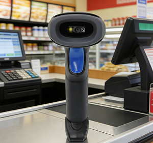 Lecteur de codes-barres USB 1D CCD, <span class=keywords><strong>scanner</strong></span> de codes QR filaire portable, lecteur de codes-barres pour magasin - Product Image 1