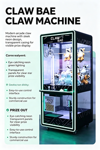 Black Claw <strong>Machine</strong> Modern Edition Coin Operated Arcade Game <strong>Machine</strong> Small <strong>Toy</strong> Crane <strong>Vending</strong> <strong>Machine</strong> for Boutique Gift Store Bar - Product Image 5