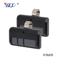 Télécommande RF 433 MHz pour porte de garage, sans fil, code d'apprentissage, 3 boutons, pour volets roulants