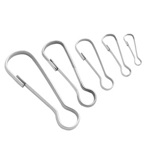 Mousqueton à ressort simple en acier inoxydable pour lanière, crochet de fixation 16 mm pour lanière, porte-clés, porte-carte d'identité, sac à main, rideaux DIY - Product Image 6